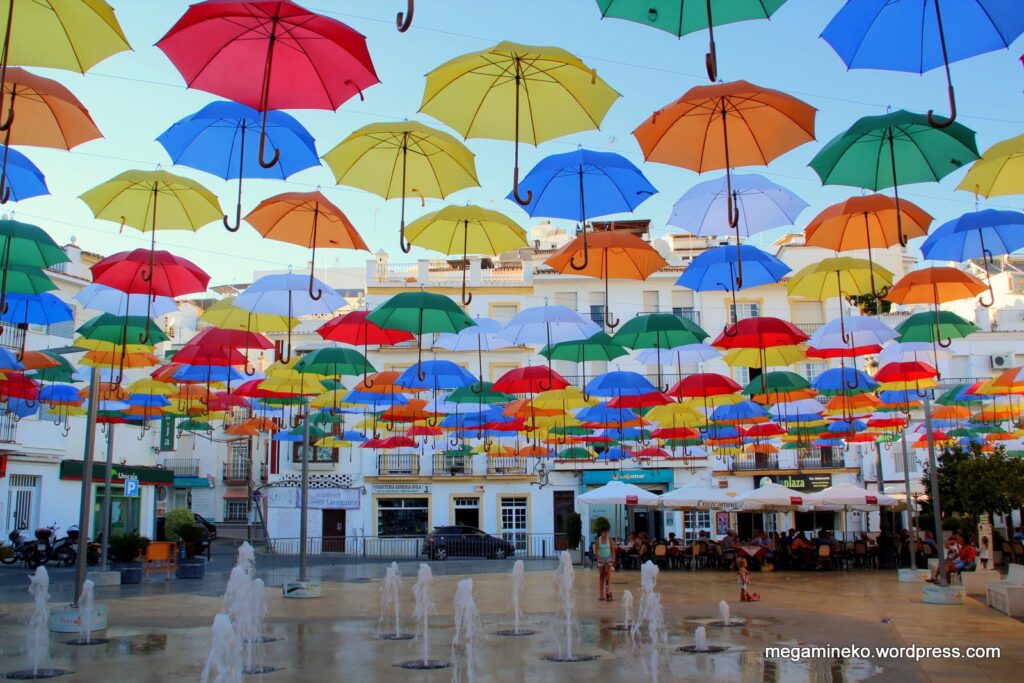 para guas en la plaza de torrox